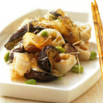 37-揚げなすとれんこんの合わせ酢かんあえ-かんてんレシピクラブ