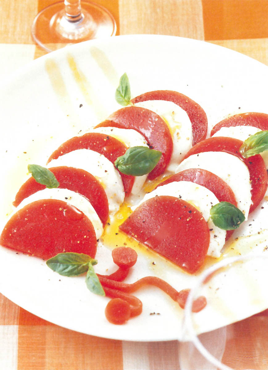 モッツァレラとトマトかんのカプレーゼの画像